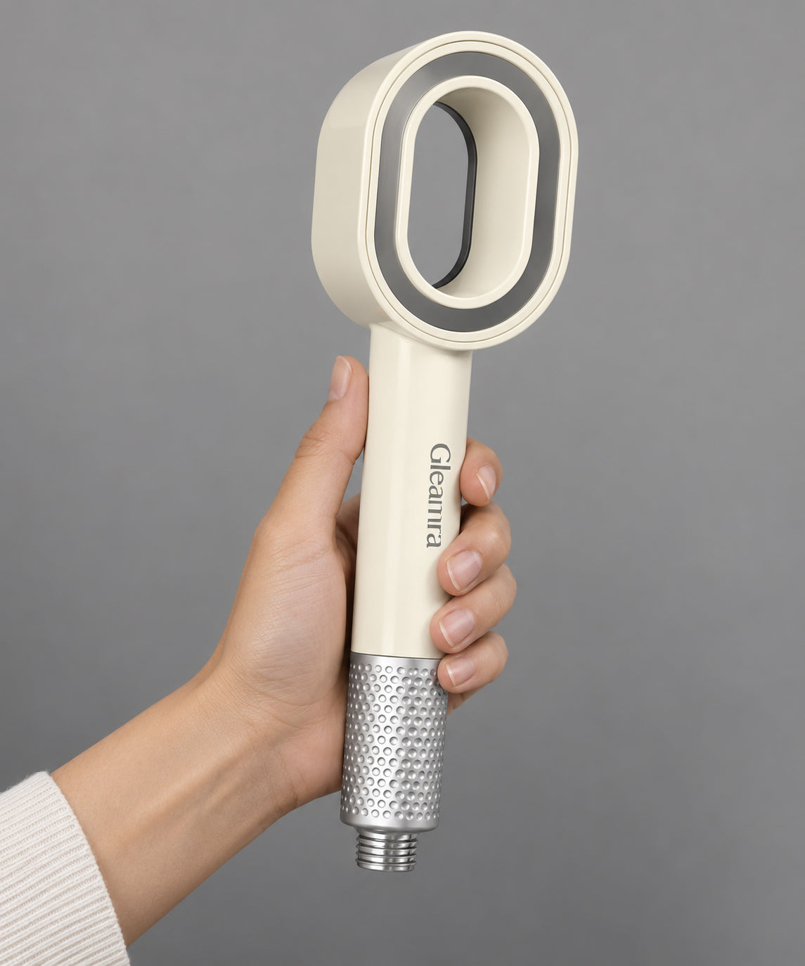 Gleamra Filtered Shower Head – Hard Water Limescale Filter, Includes 1 Cartridge, Fits Standard G1/2 Hose