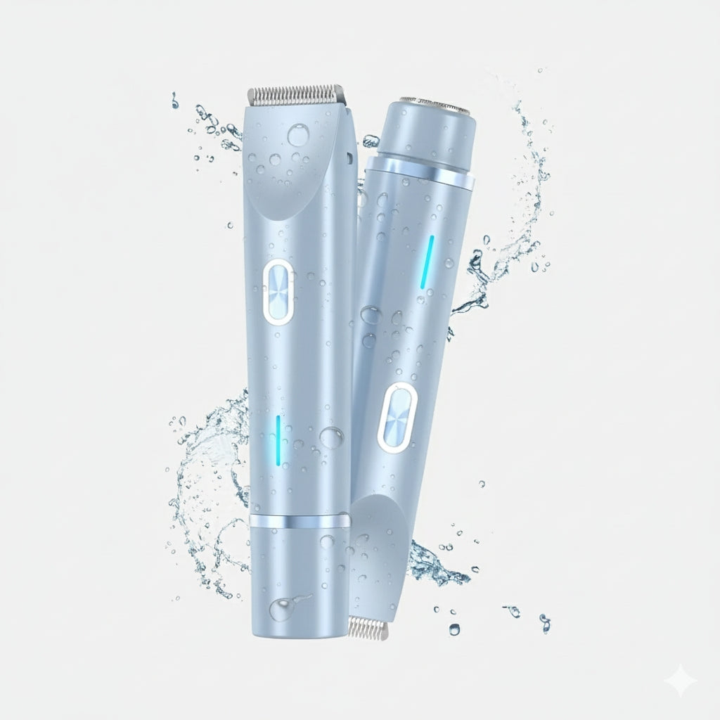 2-in-1 Painless Bikini Hair Trimmer
