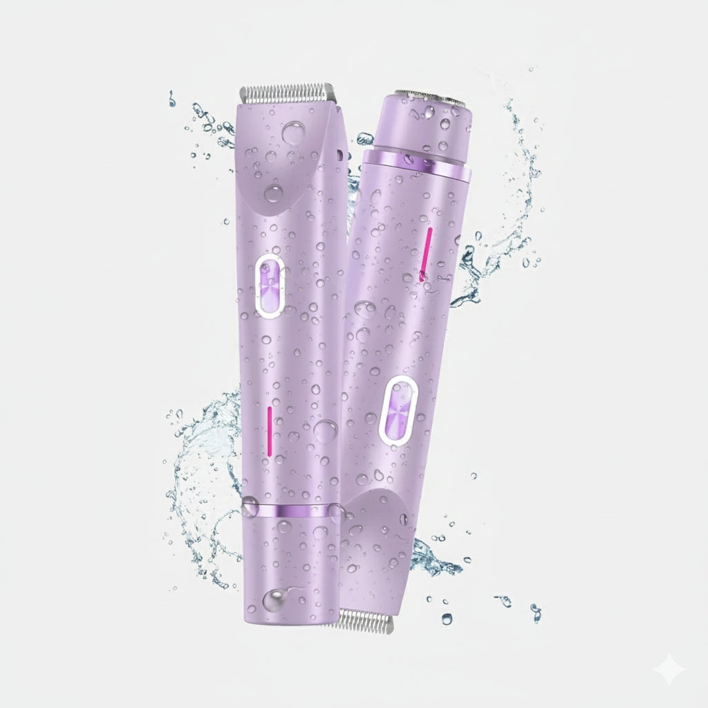2-in-1 Painless Bikini Hair Trimmer