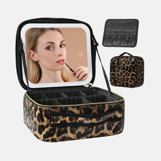 3-in-1 LED Vanity Makeup Bag with Mirror